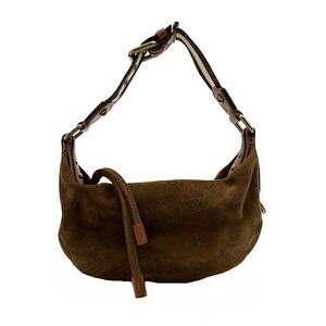 Louis Vuitton Shoulder Bag Monogram Suede Onata Cocoa